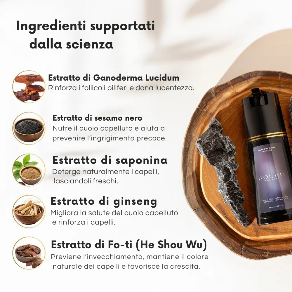 Polar Hair - Shampoo colorante instantaneo